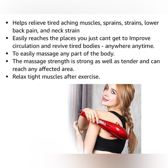 Deep Tissue Percussion Full Body Massager Dolphin Shape Tested Minor Scratches - Picture 10 of 13